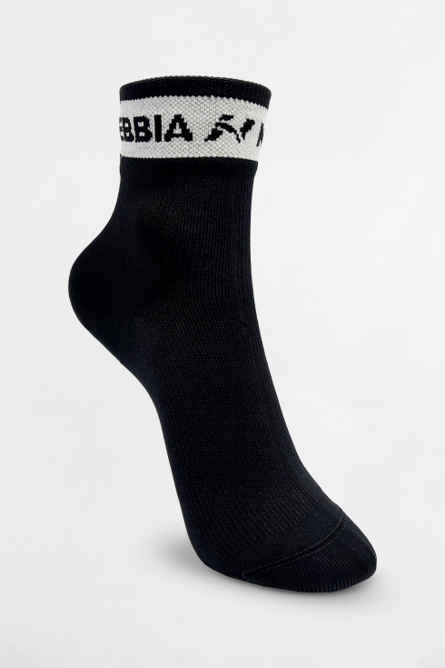Ne NEBBIA “HI-TECH” Crew Socks 129 (35-38, Чёрный)