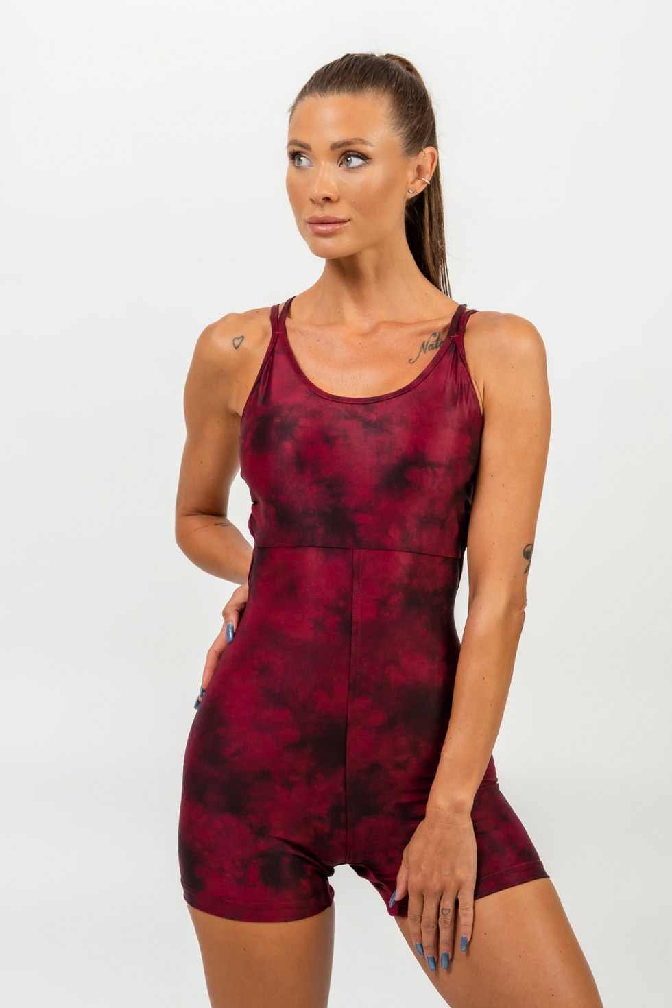 Ne Short Workout Jumpsuit TREND-SETTER 484 (XS, Красный)