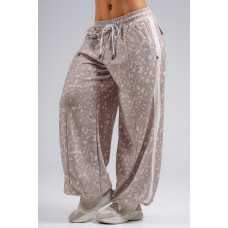 Baggy Leopard Sweatpants PRIMAL 865 (L, Кремовый)
