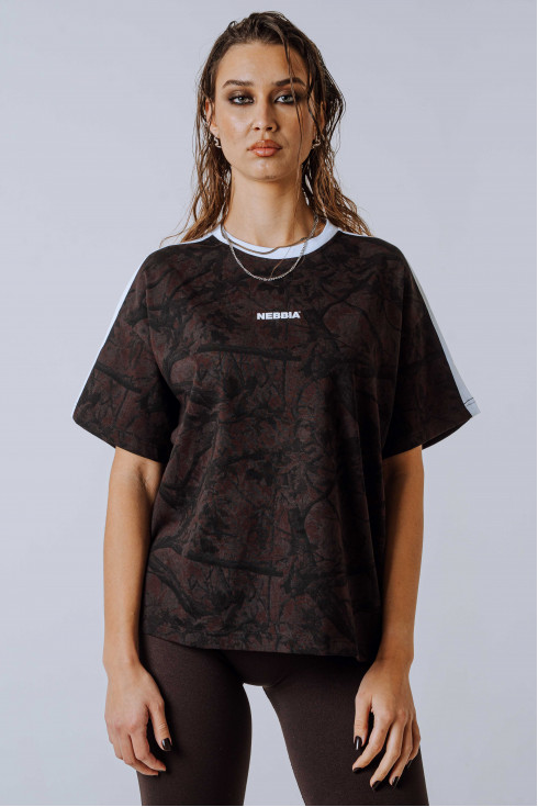 Ne Relaxed Tee POWER 894 (M, Тёмно-коричневый камуфляж)