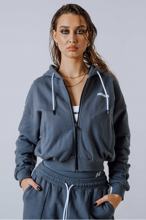 Ne Relaxed Zip Hoodie POWER 895 (M, Серый)